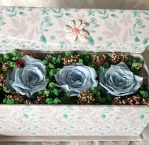 3 Roses in Box, $60 3 Roses in Box